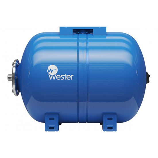 Гидроаккумулятор WESTER WAO 50 литров, горизонтальный 10 бар