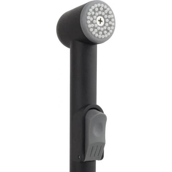 Гигиеническая лейка AQUATEK AQ2050MB со шлангом и кронштейном, матовая чёрная