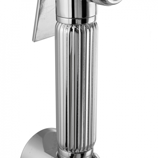 Гигиеническая лейка GFMark 00007 со шлангом и кронштейном, хром