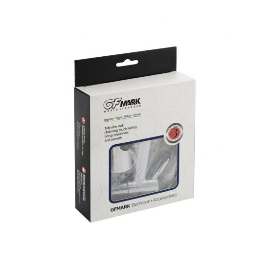 Гигиеническая лейка GFMark 20619 со шлангом и кронштейном, хром