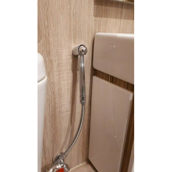 Гигиеническая лейка LEMARK LM8014C со шлангом и кронштейном, хром