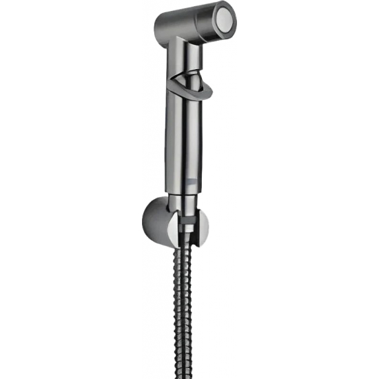 Гигиеническая лейка LEMARK LM8088GM со шлангом и кронштейном, графит