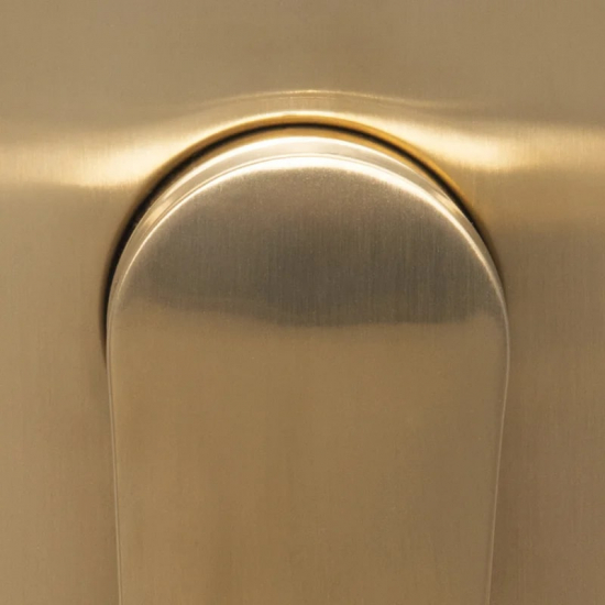 Гигиеническая лейка WASSERKRAFT A213 с фиксатором, матовое золото