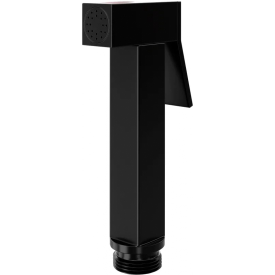 Гигиеническая лейка WASSERKRAFT Abens 2000 A212 с фиксатором, матовая чёрная