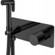 Гигиенический душ BOHEME Stick 127-BB.2 встраиваемый, со смесителем, black touch black