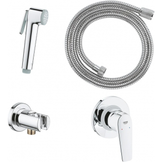 Гигиенический душ GROHE BauFlow 29328000 встраиваемый, со смесителем, хром