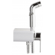 Гигиенический душ LEMARK Solo LM7168CW со смесителем, хром/белый