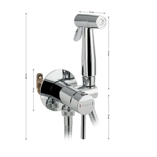 Гигиенический душ MAGNUS 2060 встраиваемый, со смесителем, хром
