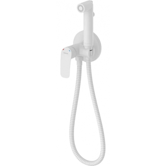 Гигиенический душ MILARDO Rora RORWTR0M08 встраиваемый, со смесителем, белый матовый