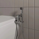 Гигиенический душ MILARDO Tidy 001SB00M08 со смесителем, для установки на унитаз, глянцевый хром