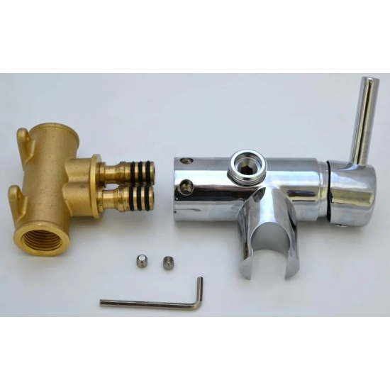 Гигиенический душ ROSSINKA X25-51 встраиваемый, со смесителем, хром