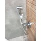 Гигиенический душ ROSSINKA X25-55 встраиваемый, со смесителем, хром