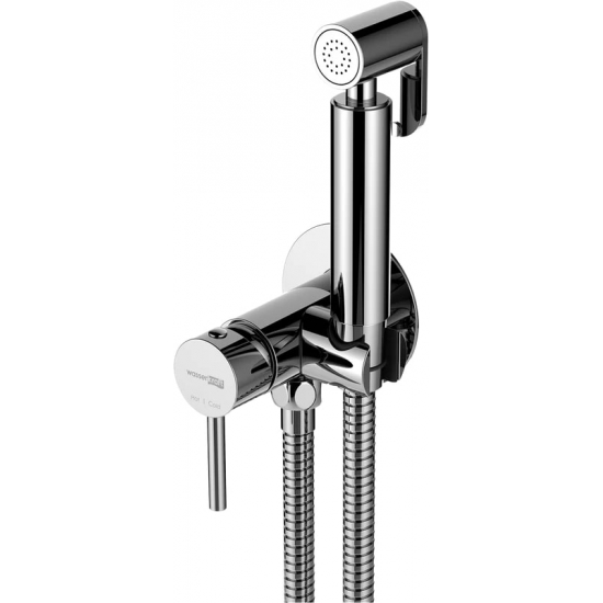Гигиенический душ WASSERKRAFT A70138 встраиваемый, со смесителем, хром