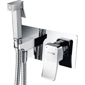 Гигиенический душ WASSERKRAFT Aller 10638 встраиваемый, со смесителем, хром
