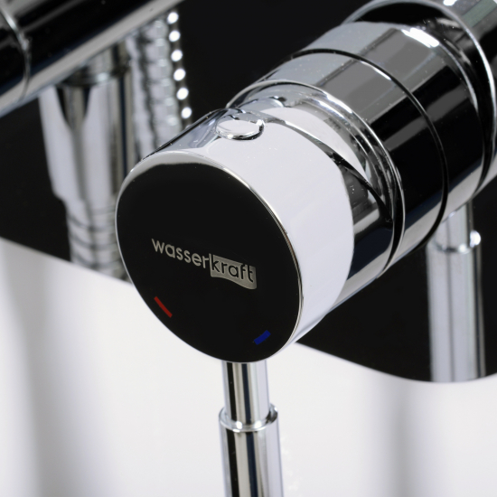 Гигиенический душ WASSERKRAFT Main 4138 встраиваемый, со смесителем, хром