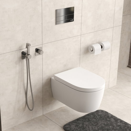 Гигиенический душ WASSERKRAFT Mosel A4651.271.057.136 встраиваемый, со смесителем, хром