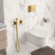 Гигиенический душ WASSERKRAFT Neckar A2151.280.238.216 встраиваемый, со смесителем, золото