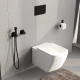Гигиенический душ WASSERKRAFT Nuthe A9151.327.241.212 встраиваемый, со смесителем, чёрный
