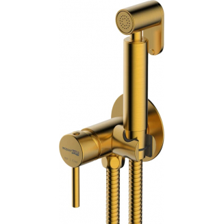 Гигиенический душ WASSERKRAFT Sauer A70838 встраиваемый, со смесителем, матовое золото PVD