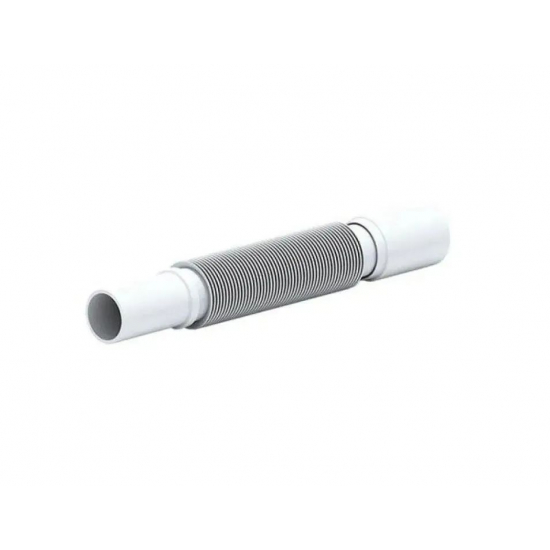 Гофра для сифона АНИ ПЛАСТ 1 1/2"*40/50 (225-415мм) K435 укороченная без гайки