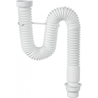 Гофра для сифона VIRPlast Элит 1 1/2" x 40/50 мм, 600 мм