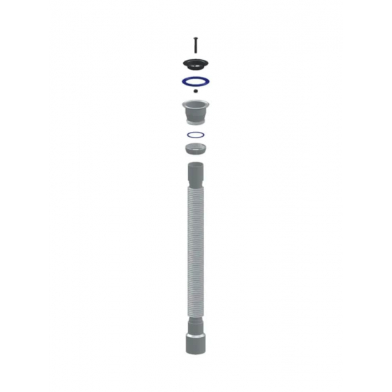 Гофросифон UNICORN D230  1 1/2"х40/50 длиной 1200 мм 