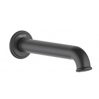 Излив AQUATEK Классик AQ1541MB для ванны, матовый чёрный