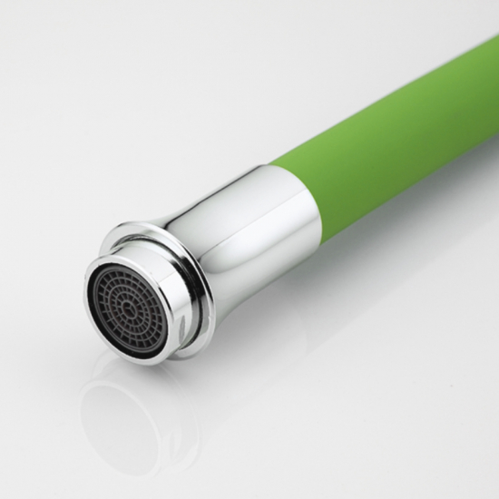 Излив для смесителя кухни FRAP F7251 гибкий универсальный, зеленый