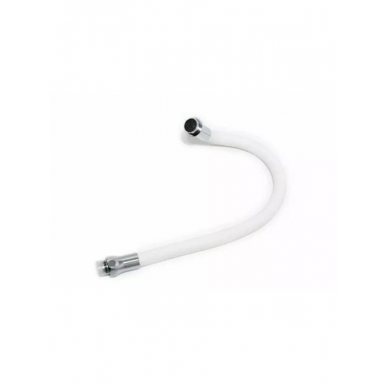 Излив для смесителя кухни FRAP F7256 гибкий универсальный, белый