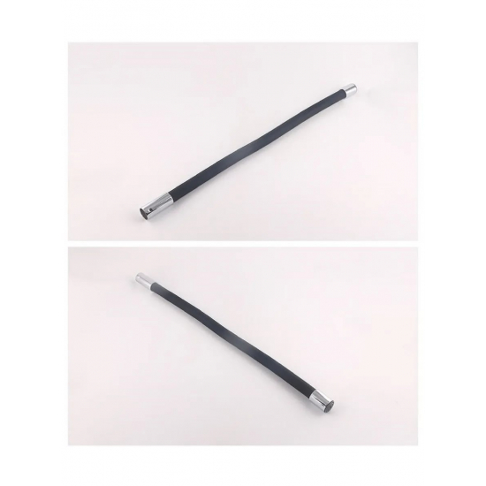 Излив для смесителя кухни FRAP W04 гибкий силиконовый, чёрный