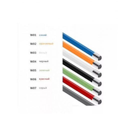 Излив для смесителя кухни FRAP W05 гибкий силиконовый, зеленый