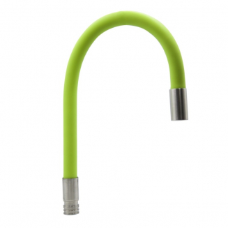 Излив для смесителя кухни MIXLINE MLSS-0325 гибкий, без уплотнительных колец, зелёный