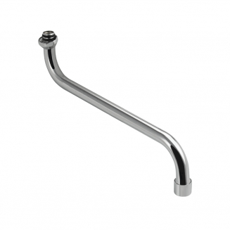 Излив для смесителя ванны FEDNIK FN00099 S-образный трубчатый 35 см