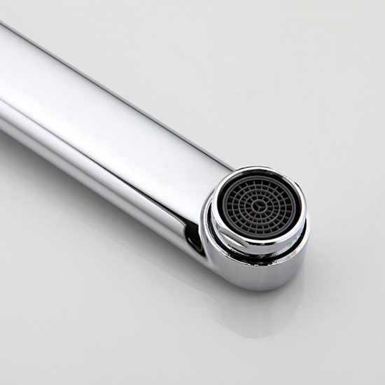 Излив для смесителя ванны FRAP F20F плоский 20 см  