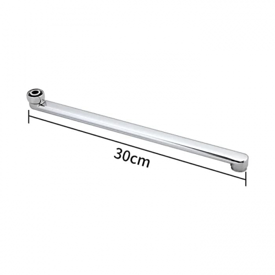 Излив для смесителя ванны FRAP F30F плоский 30 см