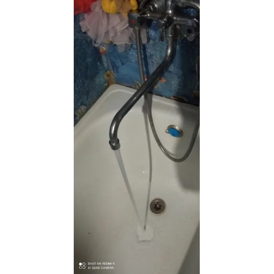 Излив для смесителя ванны FRAP F7130S трубчатый 30 см