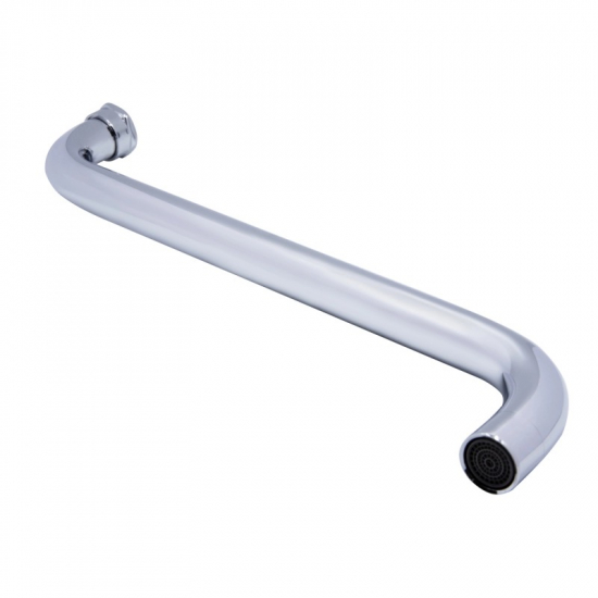 Излив для смесителя ванны MIXLINE ML128 S-образный трубчатый 35 см