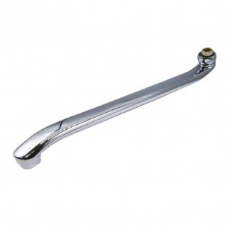 Излив для смесителя ванны MIXLINE S-образный плоский 40 см