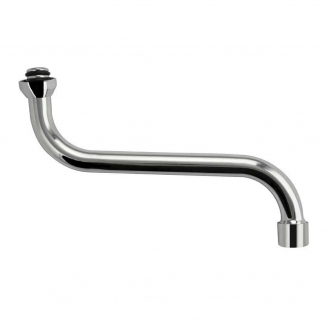 Излив для смесителя ванны САНАКС 00024 S-образный трубчатый 22 см