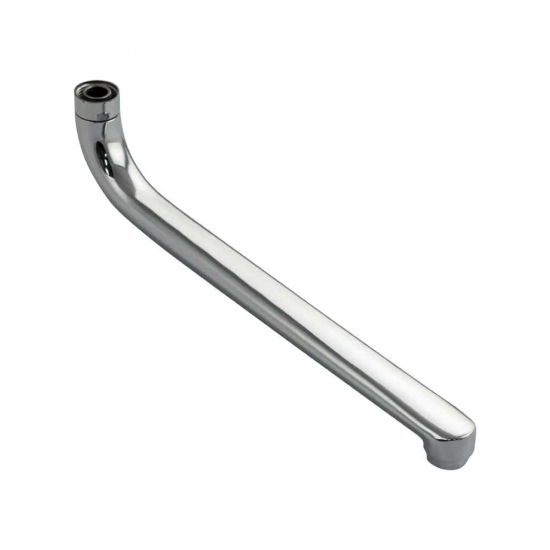 Излив для смесителя ванны САНАКС 00027 S-образный плоский 35 см