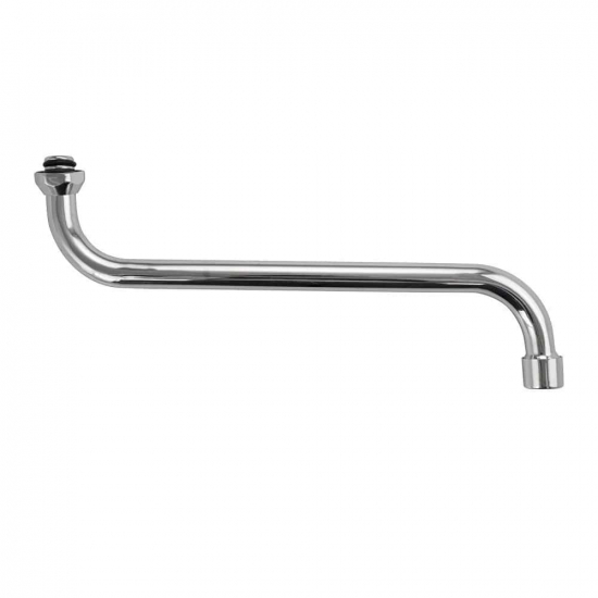 Излив для смесителя ванны САНАКС 00226 S-образный трубчатый 30 см