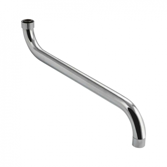 Излив для смесителя ванны САНАКС 10712 S-образный трубчатый 37 см