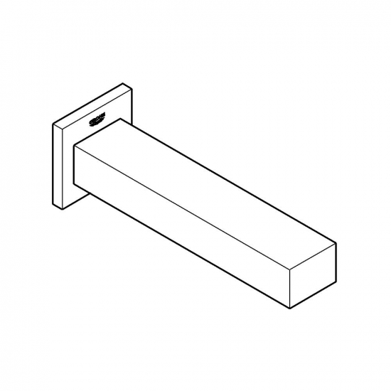 Излив GROHE Eurocube 13303000, для ванны, хром
