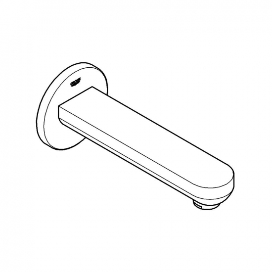 Излив GROHE Eurosmart Cosmopolitan 13261000, для ванны, хром