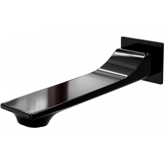 Излив WASSERKRAFT Glan A175 для ванны, глянцевый чёрный