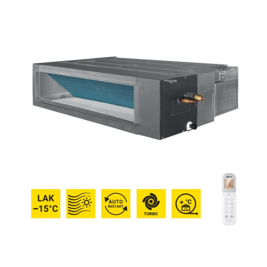 Канальный кондиционер ZANUSSI ZACD-48 H/ICE/FI/A22/N1 комплект (блок внутренний, блок внешний)