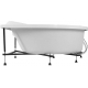 Каркас AQUANET Jamaica 160x100 L