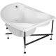 Каркас AQUANET Jamaica 160x100 R