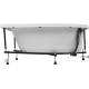 Каркас AQUANET Mia 140x80 L / R