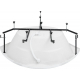 Каркас AQUANET Vitoria 130x130